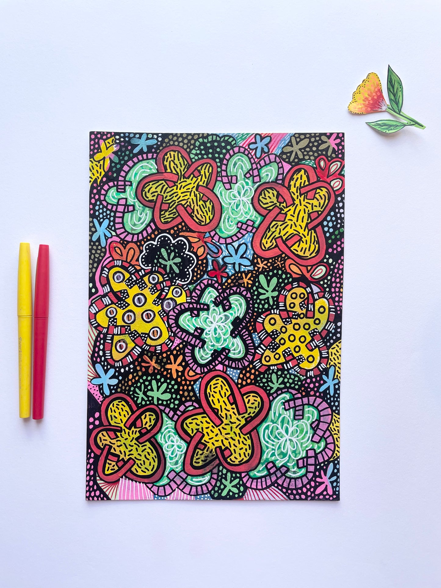Abstract Floral Painting