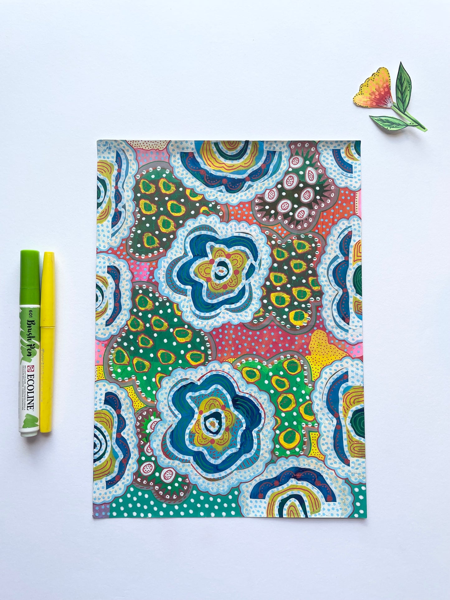 Abstract Floral Painting