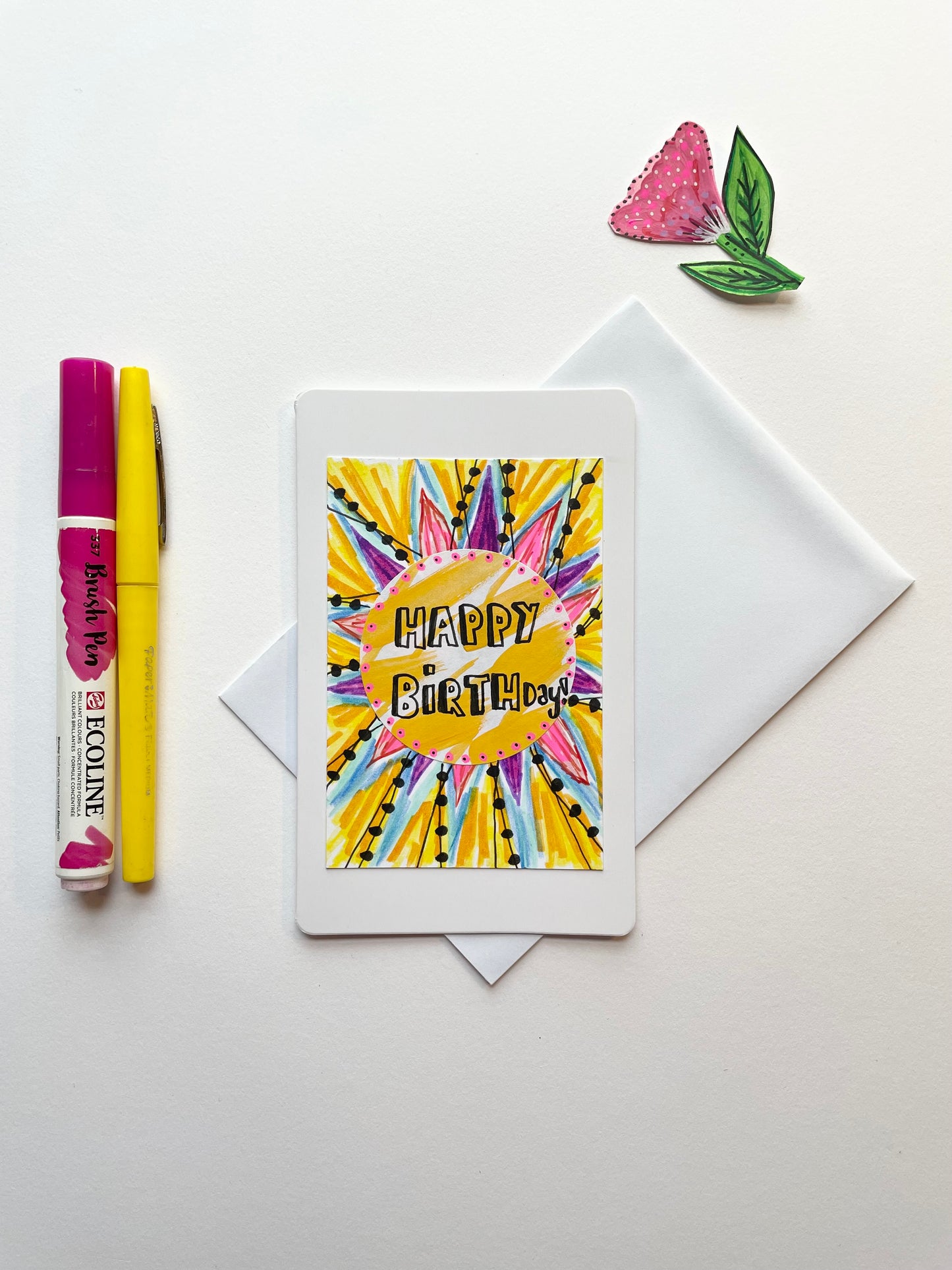 Happy Birthday Greetings Card