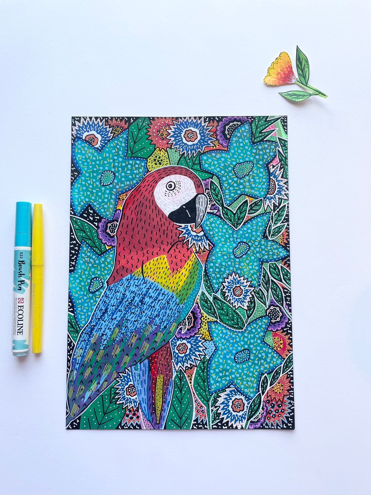 Parrot Painting